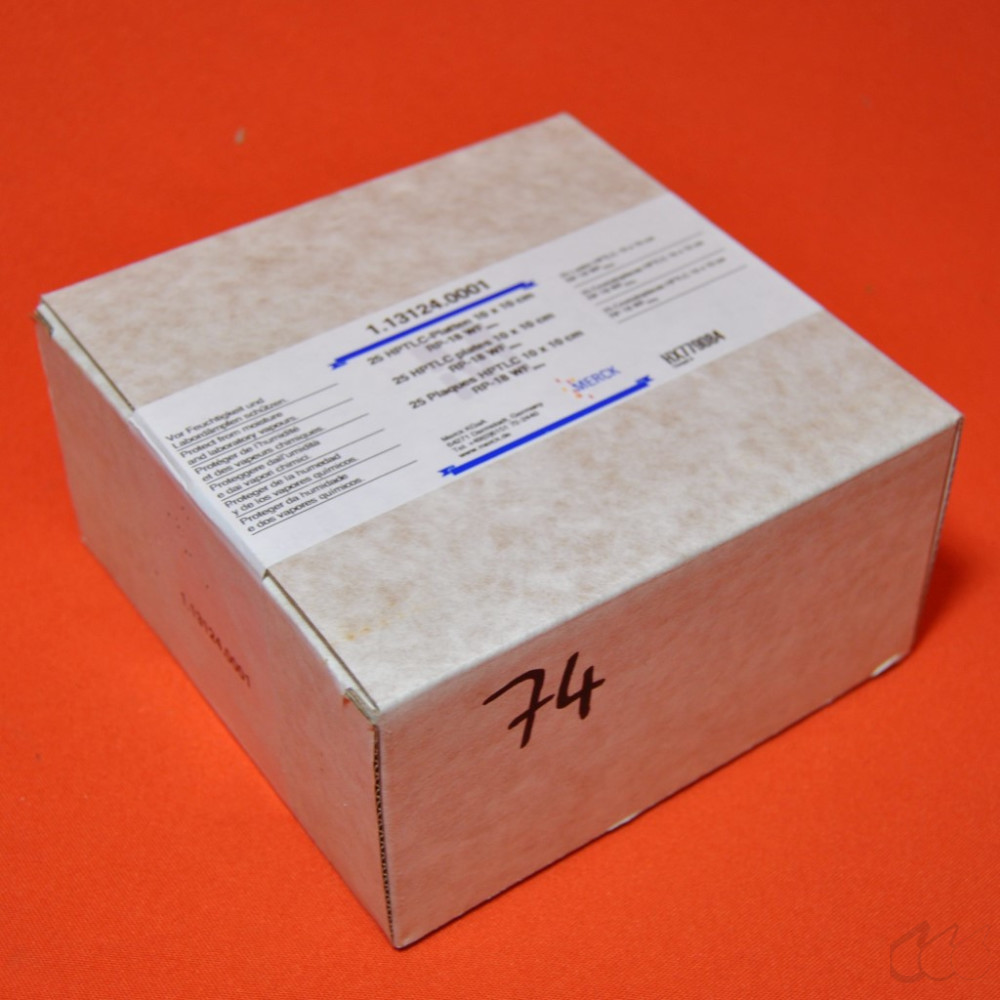 25 DC-Platten Merck 1.13124.0001 HPTLC-Platten 10x10 cm...