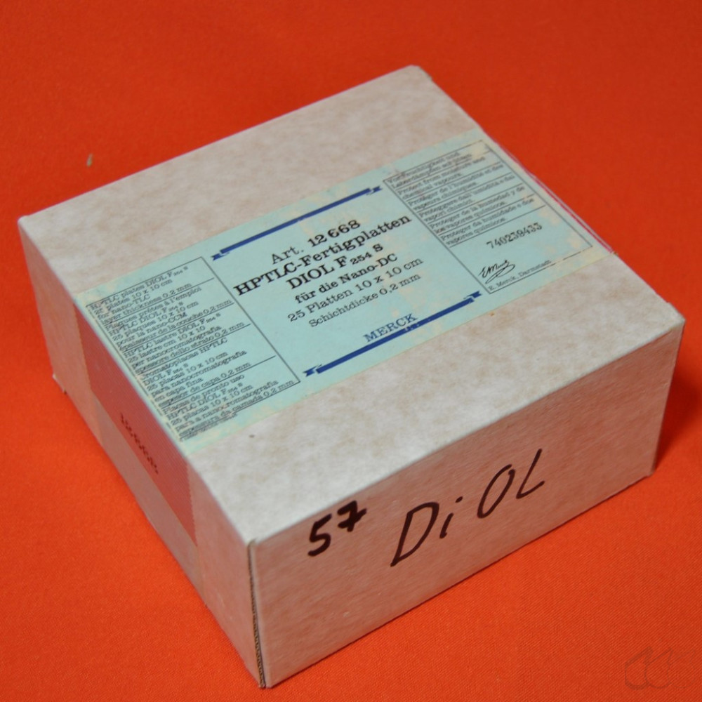 25 DC-Platten Merck 12668 HPTLC-Fertigplatten 10x10 cm...