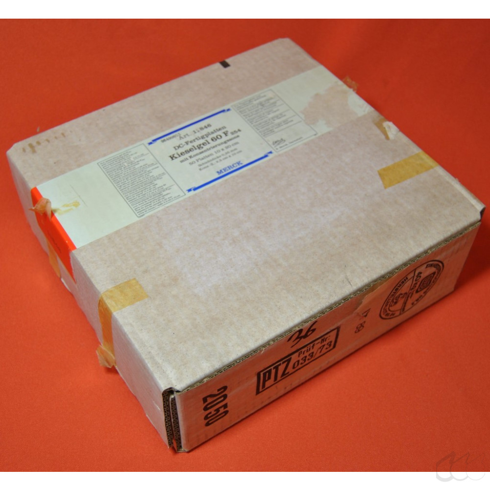 50 DC-Platten Merck 11846 DC-Fertigplatten 10x20 cm...