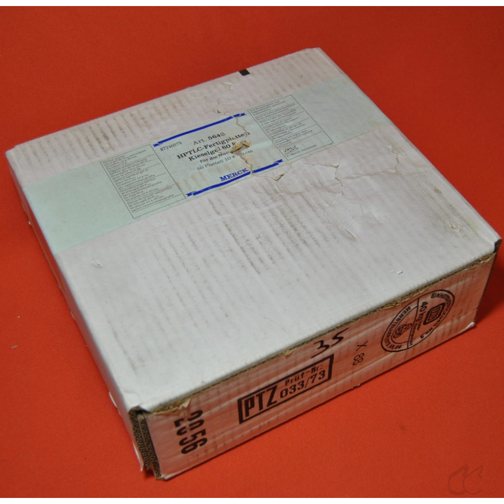 50 DC-Platten Merck 5642 HPTLC-Fertigplatten 10x20 cm...