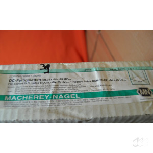 25 DC-Platten Macherey-Nagel 810043 DC-Fertigplatten 20x20 cm SILCEL-Mix-25 UV254