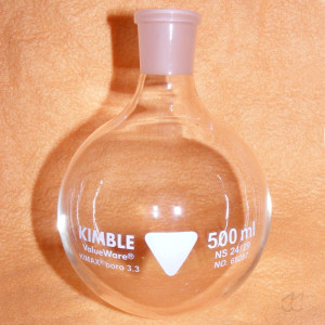 Kimble Chase Rundkolben 500 mL NS 24/29 Boro 3.3, Kimble 65287 NEUWARE