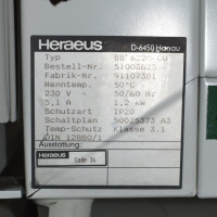 gebrauchter CO2-Begasungsbrutschrank Kupfer Heraeus BB6220CU 220 Liter