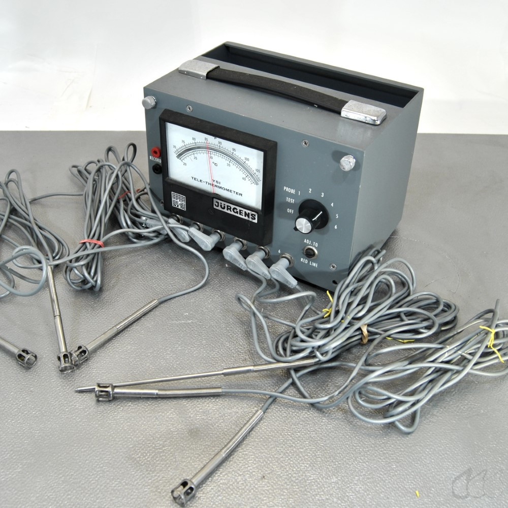 gebrauchtes elektronisches 6-Kanal-Thermometer mit...